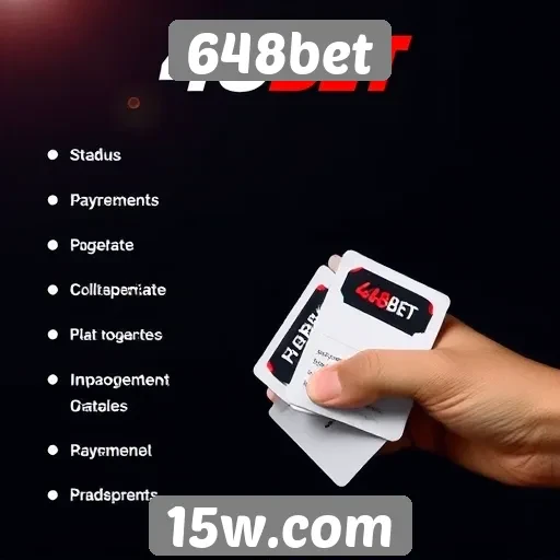 Métodos de pagamento aceitos pela 648bet